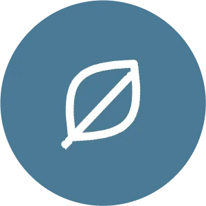 Pictogramme feuille : aromathérapie
