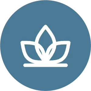 Pictogramme lotus : yoga à domicile