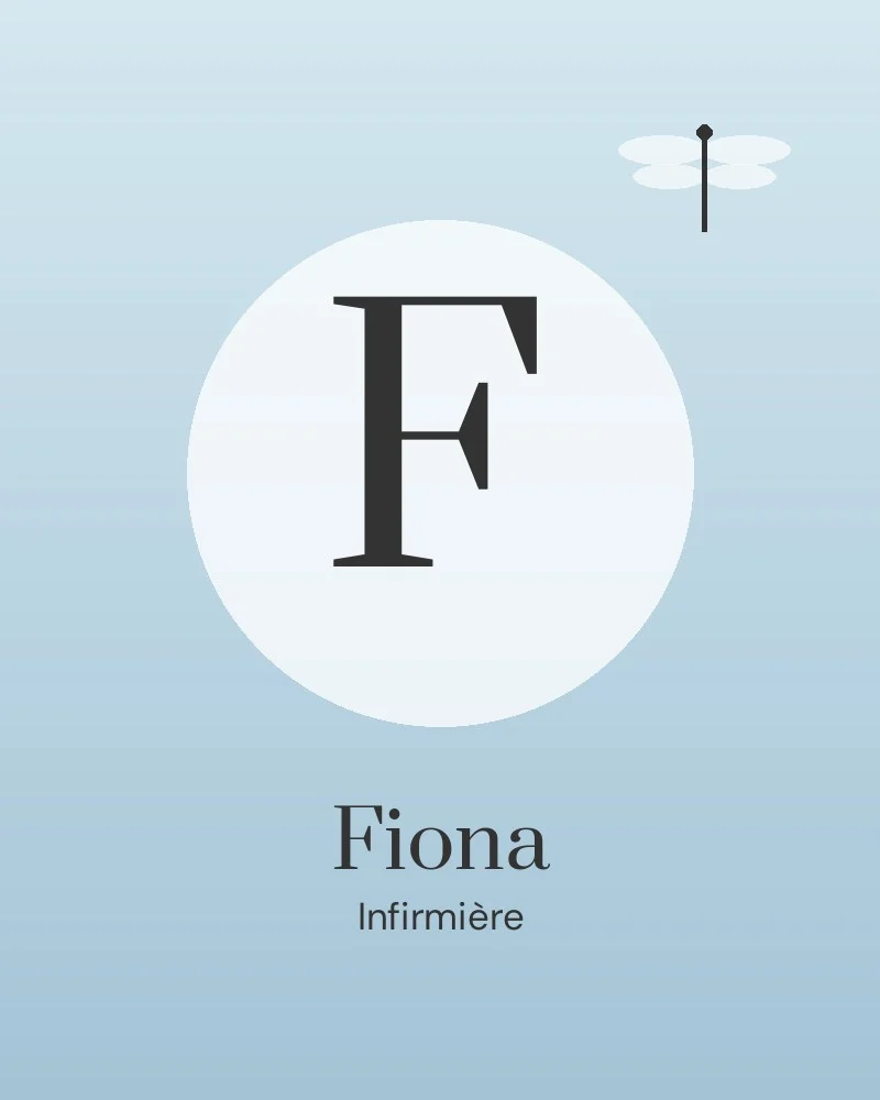 Portrait illustré de Fiona, infirmière chez Libelula